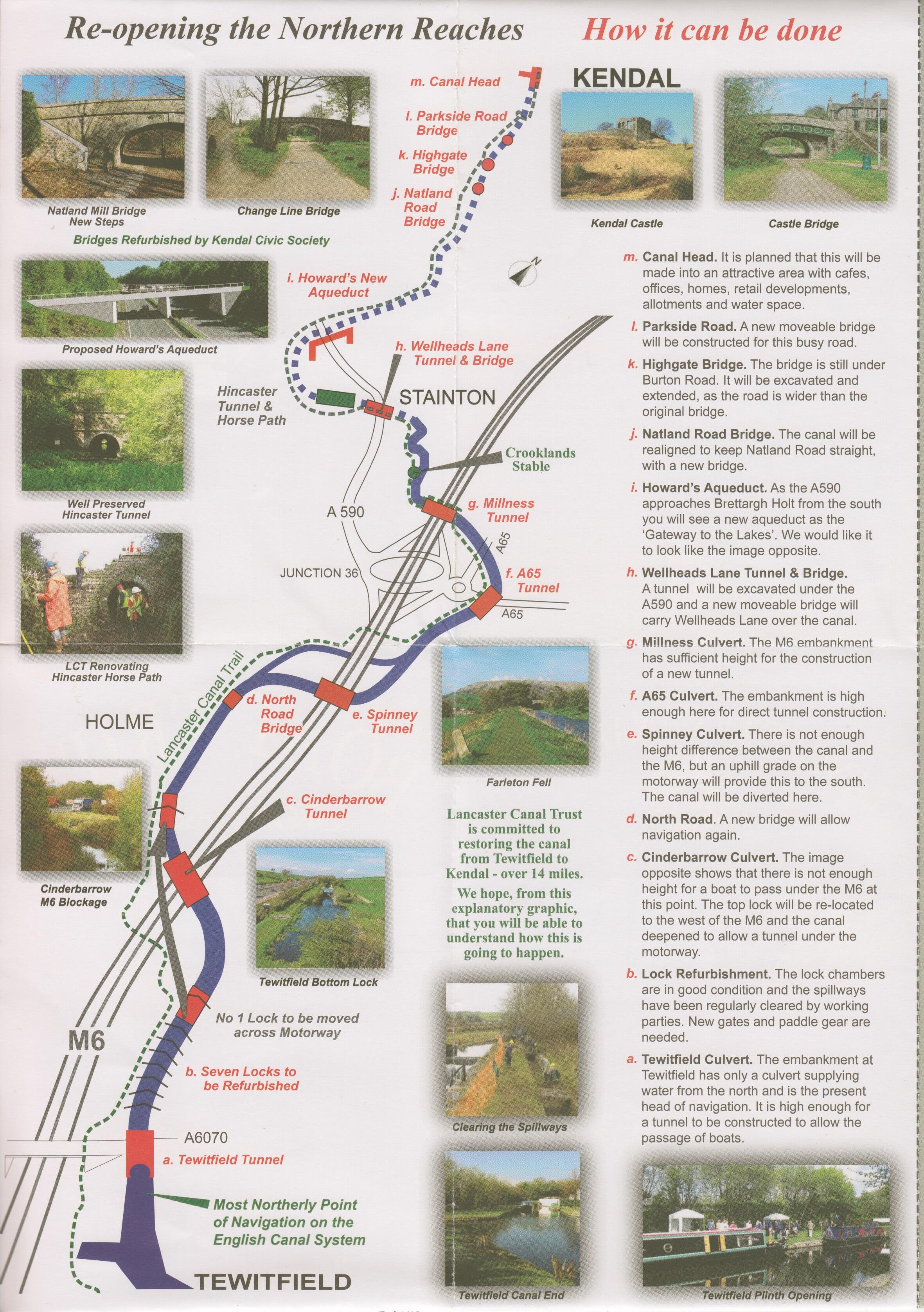 Lancaster Canal Trust plan to reopen the Northern Reaches